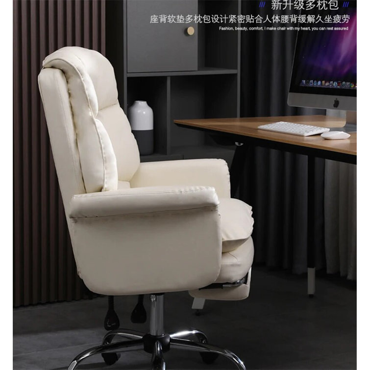 Office chair discount with thick cushion